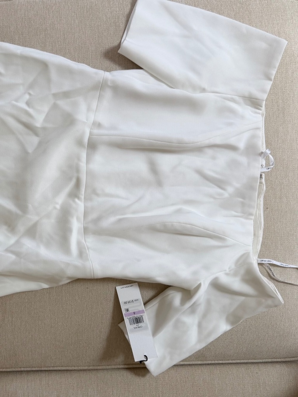 White Calvin Klein Cocktail Dress NWT